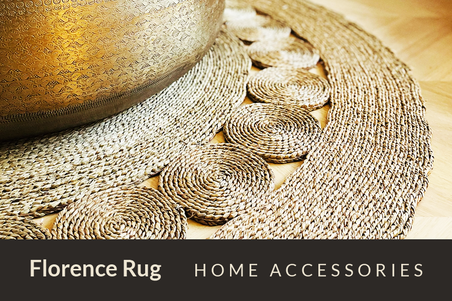 Reside Living video introducing Florence Woven Rug, part of the Home Accessories Collection